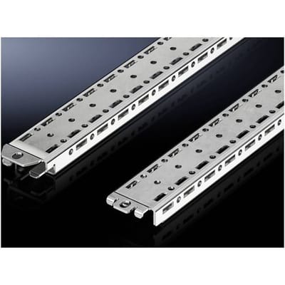 Rittal 5302170 19 inch Rails voor patchkast Variabele bevestigingsrails Geschikt voor kastdiepte: vanaf 1000 mm Bont