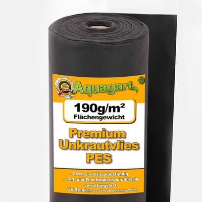 Zwaar Onkruidvlies 190 g/m² Grind Doek 1M Breed UV-bestendig