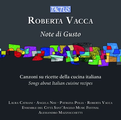 Angela Nisi, Ensemble Del Citta Sant'angelo Music Festival - Vacca: Note Di Gusto: Songs About Italian Cuisine Recipes (CD)