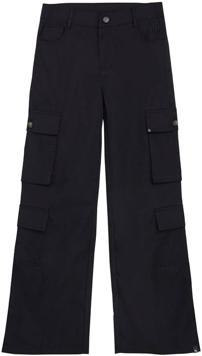 Indian Blue Jeans - Wide Cargo Pants - Black - Maat 128