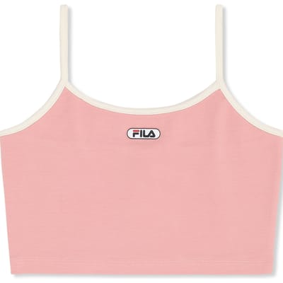 FILA Vallone Cropped Spaghetti Strap Top Mellow Rose Maat: 146/152 | Sportkleding Outlet | Unisex | Roze