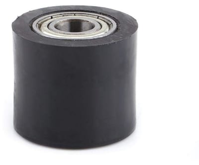 Dailygoods- Aandrijvingskettingrollen - Spanwielgeleiding - 10MM Zwart - Binnendiameter 8/10MM - Totale Afmetingen 32x28MM - Inhoud 1x Kettingrollede - Kettinggeleider