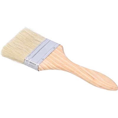 10 stuks Multifunctionele Verfkwast 3in met Houten Handvat voor Schilderen Vernissen Lijmen en Gesso white