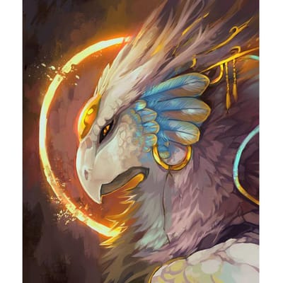 Vierkante / ronde diamant 5D DIY diamant schilderij  Eagle  3D borduurwerk kruissteek origineel schilderij mozaïek woondecoratie Full Round (20X30CM)