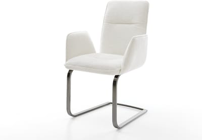 Sledestoel Vinja-Flex sledemodel vlak grafiet bouclé zacht beige
