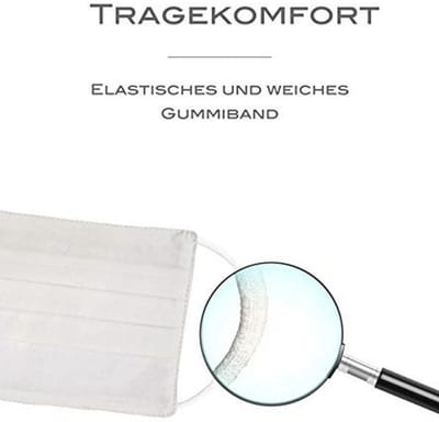 Omkeerbaar Katoenen Mondmasker Set van 2 - Unisex Bescherming tegen Verontreinigingen