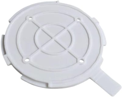 Access Point Beugel - Vervangende Mount - Netwerk Installatie - 3D Geprint Ontwerp - 11x8x0.5 cm - wit