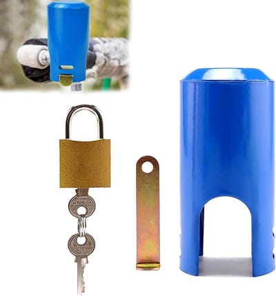Veilige Buitenkranen Beveiliging met Anti-Diefstal Hangslot voor Tuinslangen en Tuinieren