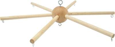 KZQ Natuurlijke Houten Wieg Hanger Doe Het Zelf Baby Mobiele Kit Windgong Voor Thuis Muur En Balkon Decoratie