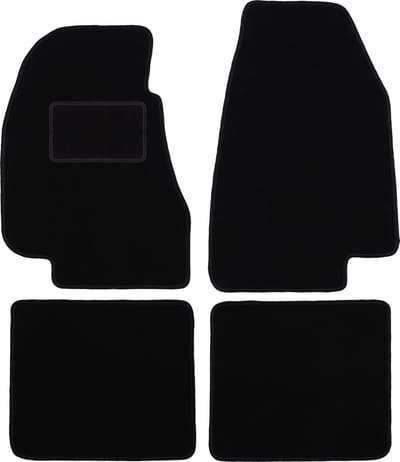 Zwarte veloursmatten voor: FSO Warszawa 223 / 224 / M20 sedan, stationwagen (1960-1973)