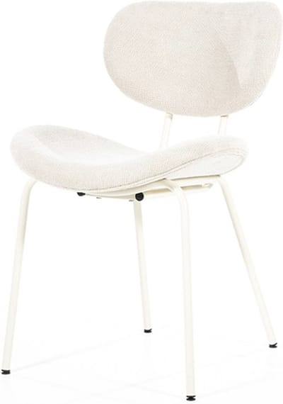 Eetkamerstoel Ace | Beige | BY-BOO - eetkamerstoelen set van 2