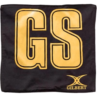 Gilbert Netball Patch Pro Bibs - One Size - Zwart / Goud