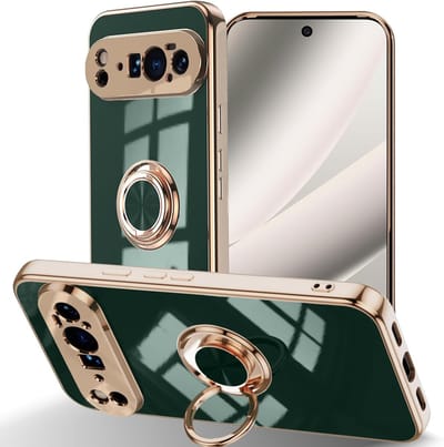 Beschermhoes voor Pixel 10 Pro XL 5G met 360° Ringstand, TPU Silicone, en Camera Lens Bescherming voor Optimale Veiligheid