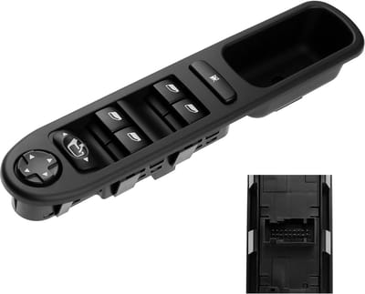 Raammechanisme Schakelaar - Raambediening - Auto Onderhoud - 18 Pin Connector - 26.5 cm - Zwart