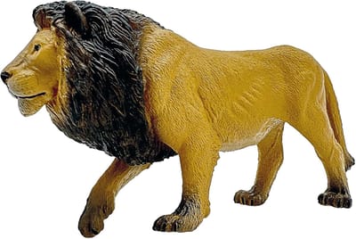 Bullyland 63718 – Speelfiguur en verzamelfiguur Leeuw staand – ca. 12,2 cm – levensecht en detailrijk vormgegeven – ideaal als educatief speelfiguur en klein cadeautje voor kinderen vanaf 3 jaar.