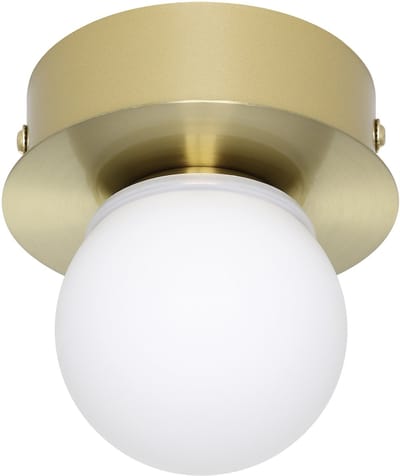EGLO Mosiano Wandlamp - Plafondlamp - Spiegellamp - Badkamer - LED - Ø 11 cm - Goud/Wit