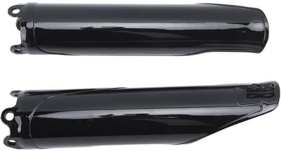 Allecto - Voorvorkbuis Cover - Bescherming - Glanzend Zwart - Vorkbeschermer - Geschikt voor 250R 250X 450R 125 250 450 RX