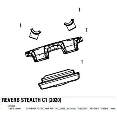 Zadelpenklemkit Rockshox Reverb Stealth C1