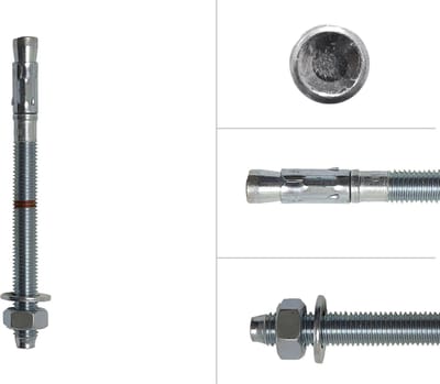 Keilbout M14 x 170 mm voor doorsteekmontage | Per Stuk