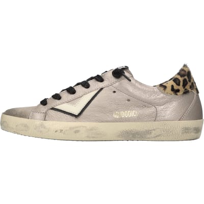 4B12 dames sneaker Suprime metallic nude