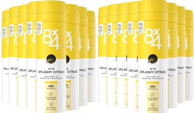 8x4 Deo Spray - No.16 Splashy Citrus 16 x 150 ml - Voordeelverpakking