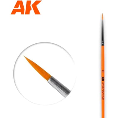 Synthetic kwast AK Interactive Rond