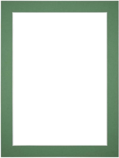 Passe-Partout Fotomaat 55x75 cm - Lijstmaat 60x80 cm - Groen Bos - Museumkarton - Fotolijst niet inbegrepen