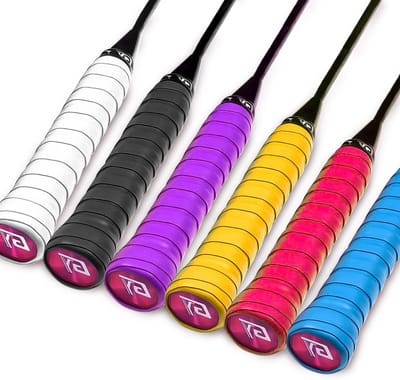 6 Stuks Tennis Grips en Overgrips, Ideaal voor Badminton, Golf en Baseball Rackets, Antislip en Comfortabel