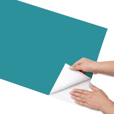 Coloray Meubel Wrap Folie - Turkoois Meubelfolie - 50x100 cm - Wrapfolie Keuken Koel turkoois - Decoratiefolie - Minimalist Meubelfolie - Meubel Wrap Folie - Woonkamer decoratie - Achtergronden en patronen