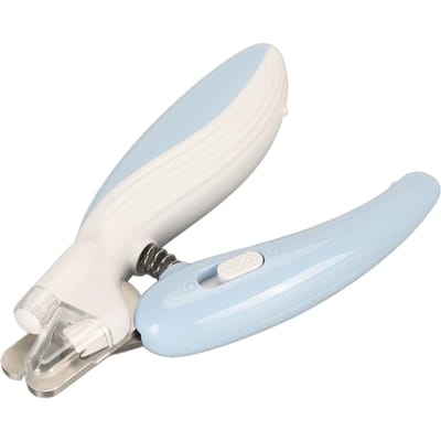 Huisdier Nagelknipper LED Licht Huisdier Klauwtrimmer Roestvrij Staal Veiligheid Hondennagelknipper Ergonomisch lichtblauwe kleur