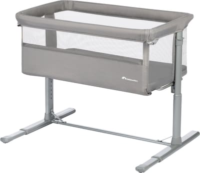 Bebeconfort Zina Co-Sleeper - Mineral Gray - 2-in-1 babybedje - Hoogte verstelbaar