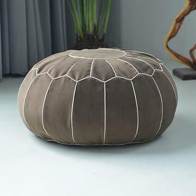 Fluwelen Poef - Ottomaanse Voetbank - Zitcomfort Verbeteren - Bevorderd Goede Houding - 50x50x30cm - Candy Kleur