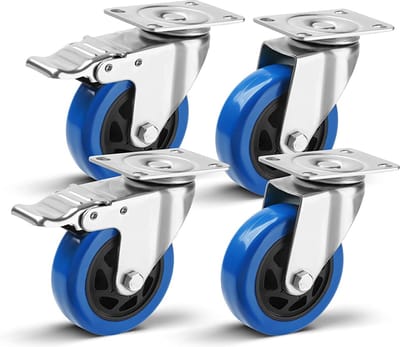 Zwenkwielen set – Meubelroller - Transportwielen - Om grote en zware dingen te verplaatsen