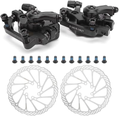 Dailygoody - Fiets Schijfremset - Hoge Sterkte - Duurzaam en Stevig - Upgrade Onderdelen - Mountainbike - Achter Schijfremklauw Set