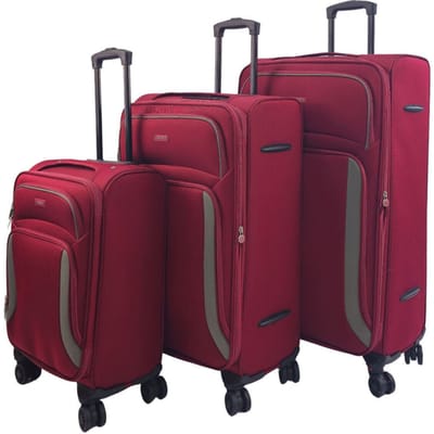 Zachte, extra grote bagage met 8 wielen, lichte reiskoffer