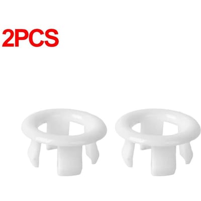 4/1 stuks Wastafel Spoelbak Gat Overloopring Holle Plug Keuken Badkamer Inzetstuk Vervanging Trim Bad Afvoer Dop Kunststof Ronde Afdekking