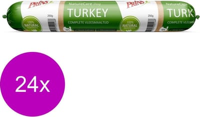 Prins Nature Care Adult 250 g - Hondenvoer - 24 x Kalkoen