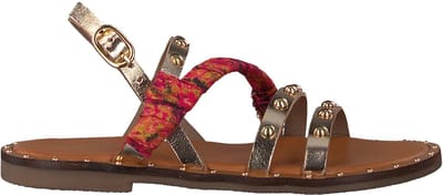 Ton & Ton Meisjes Platte sandalen - Sh709 - Goud - Leer - - Maat 30