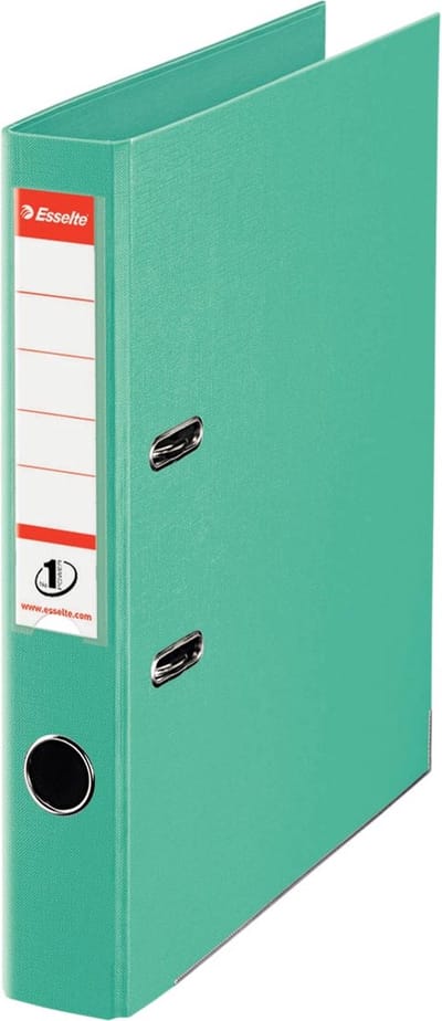 Esselte ordner Power N°1 lichtgroen, rug van 5 cm 10 stuks