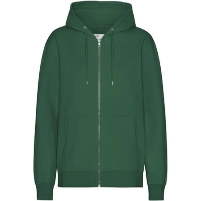 Gecombineerde hoodie met rits Colorful Standard Classic Emerald Green