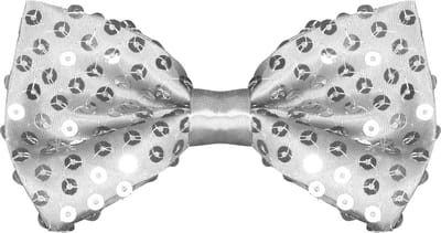Strikje pailletten luxe zilver
