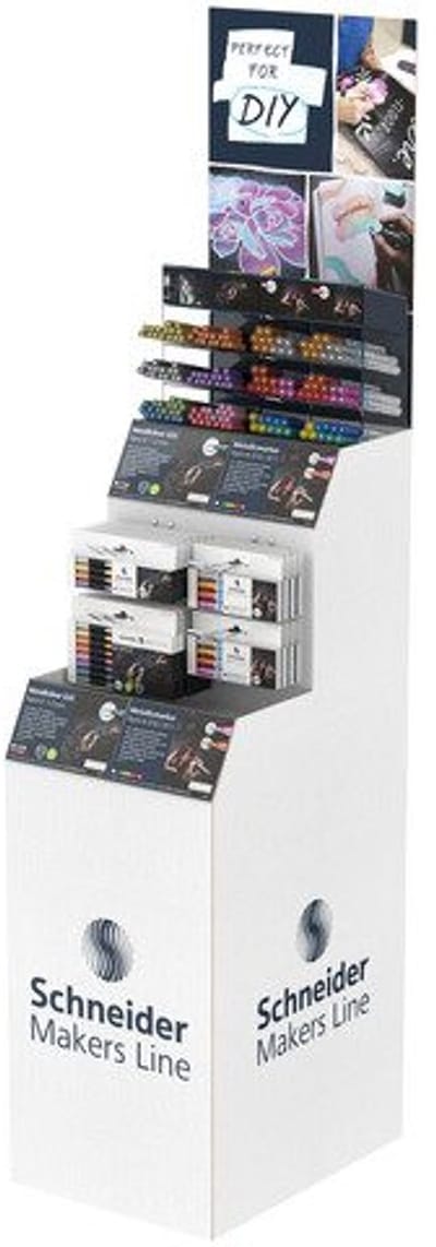 Display Schneider Paint-it 190 st. Metallic markers en metallic liners