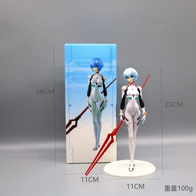 22cm NEON GENESIS EVANGELION Figuren Ayanami Rei Actiefiguur Taartdecoraties PVC Model Anime Asuka Makinami Verzamelspeelgoed