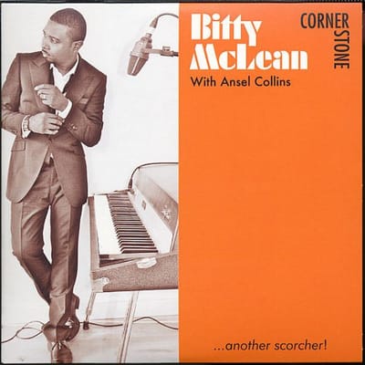 7 inch Plaat BITTY MCLEAN, ANSEL COLLINS - Cornerstone / Single Barrel (Move I SR007 Taxi, Silent Ri 2013 VK Reggae, Ska & Dub Gebruikt white