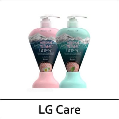 [LG Care] (j1) Bamboo Salt Himalaya Pink Salt Pumping Toothpaste 285g / # Floral Mint
