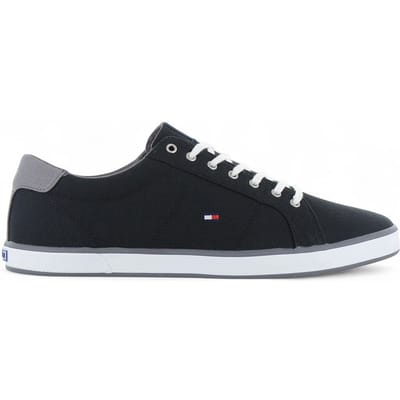 Tommy Hilfiger Harlow - Heren Sneakers Schoenen Canvas Zwart FM0FM00596-990 ORIGINEEL EU 41 UK 7 zwart