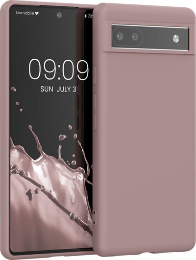 kwmobile telefoonhoesje geschikt voor Google Pixel 6a - Hoesje voor smartphone - Back cover in licht oudroze