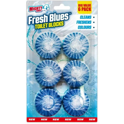 Mighty Burst Fresh Blues Toiletblokjes 6 st
