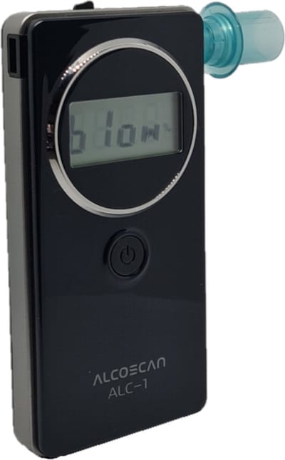 Alcoscan ALC-1 alcoholtester - brandstofcel sensor - verwisselbare sensormodule - instelbare meeteenheid