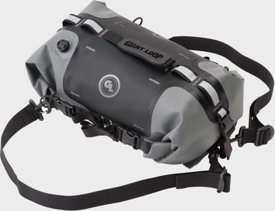 Giant Loop - Rogue Dry Bag voor op de motor - 17 liter - zwart/grijs